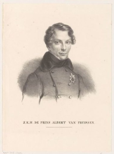 Portrait of Albert Friedrich Heinrich, Prince of Prussia
