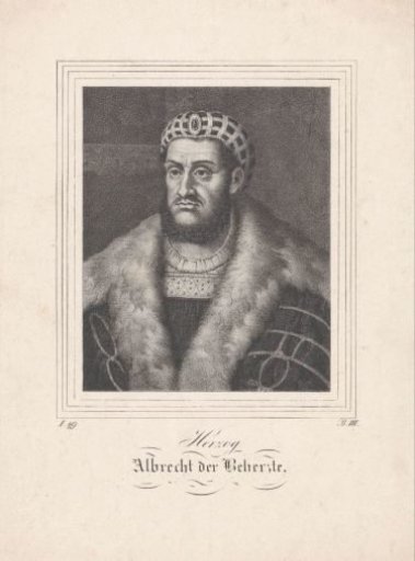 Portrait of Albert III, Duke of Saxony