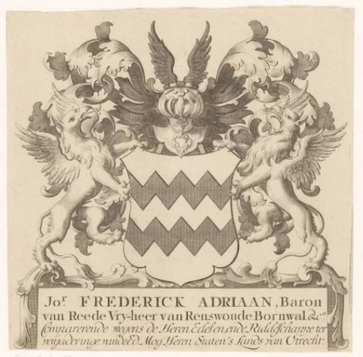 Coat of arms of Frederik Adriaan van Reede