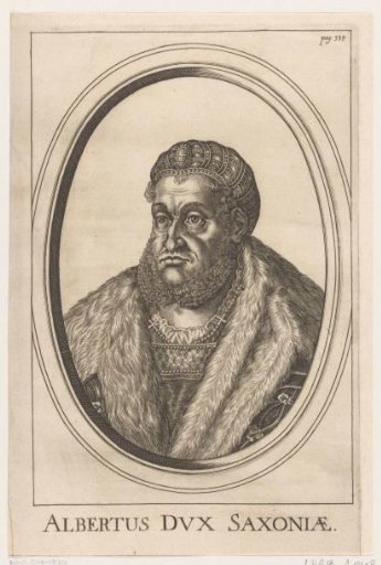 Portrait of Albert III, Duke of Saxony