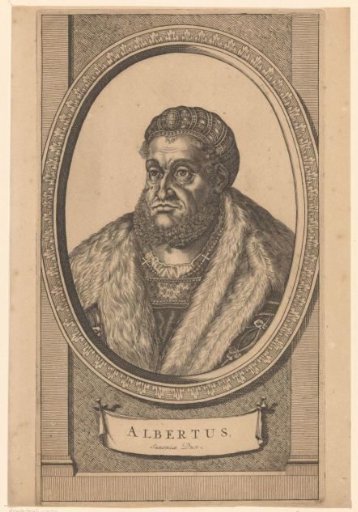 Portrait of Albert III, Duke of Saxony