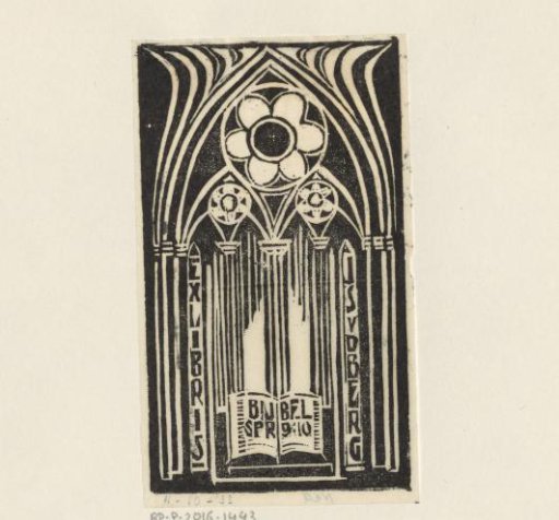 Ex libris of J.S. v.d. Berg