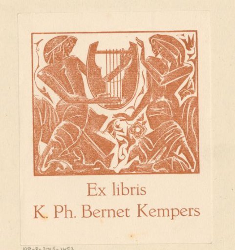 Ex libris of Karel Philippus Bernet Kempers
