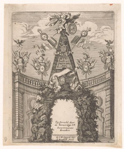 Triumphal arch erected by the Jesuits on the Meir
