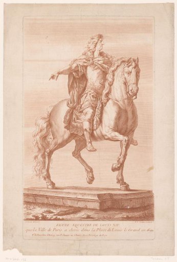 Equestrian Portrait of Louis XIV