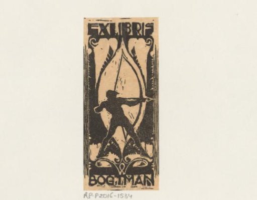 Ex libris of Willem Bogtman