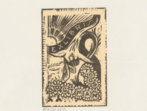 Ex libris of Toos Bogtman