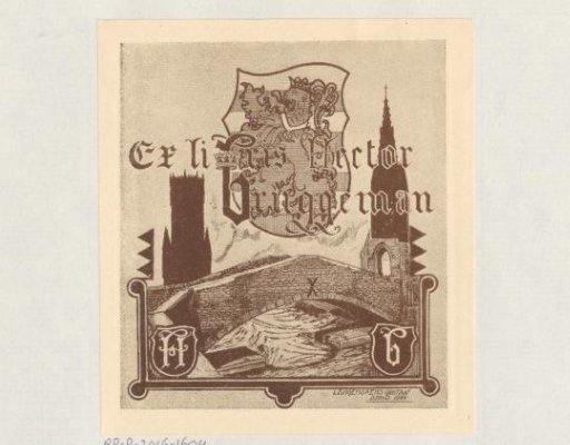 Ex libris of Hector Bruggeman
