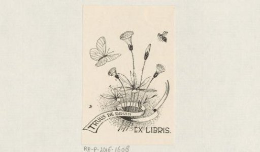 Ex libris of Truus de Bruin