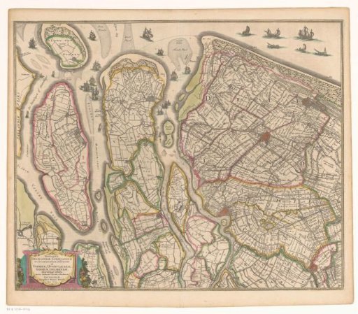 Map of Delfland, Schieland and the South Holland Islands
