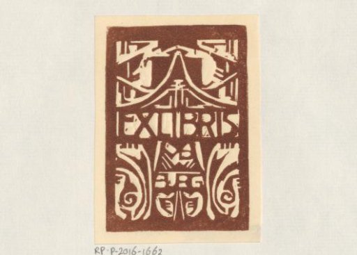 Ex libris of Marius van der Burg