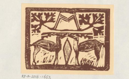 Ex libris of M.