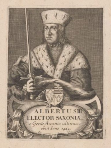 Portrait of Albrecht III, Duke of Saxe-Wittenberg