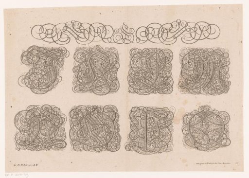 Calligraphic letters