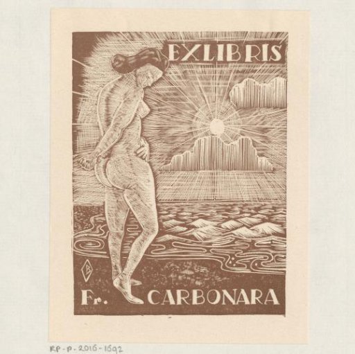 Ex libris of Francesco Carbonara