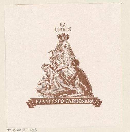 Ex libris of Francesco Carbonara
