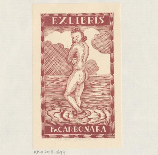 Ex libris of Francesco Carbonara