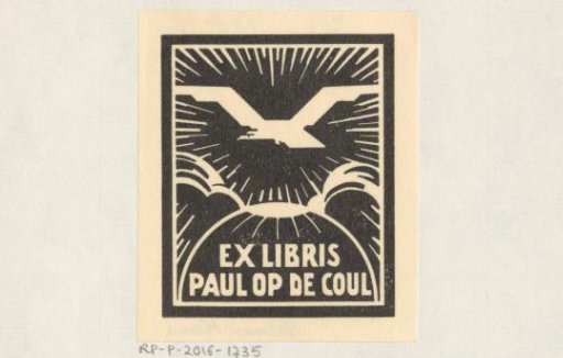Ex libris of Paul Op de Coul