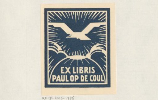 Ex libris of Paul Op de Coul