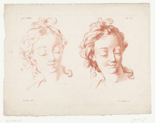Two female heads
