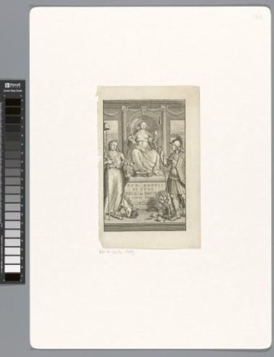 Justitia Seated on Her Throne