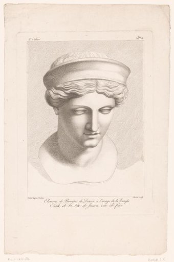 Bust of Juno, front view.