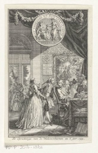 Establishment of the Widows' Bourse, 1749