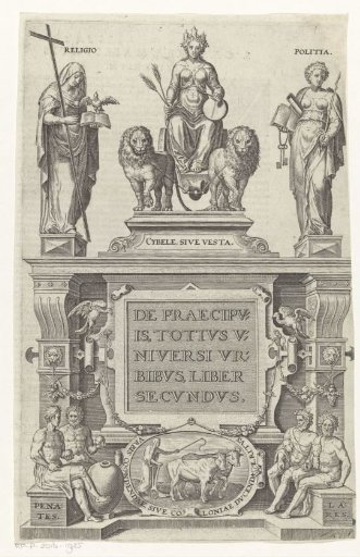 Rhea, Religion, Government and household gods