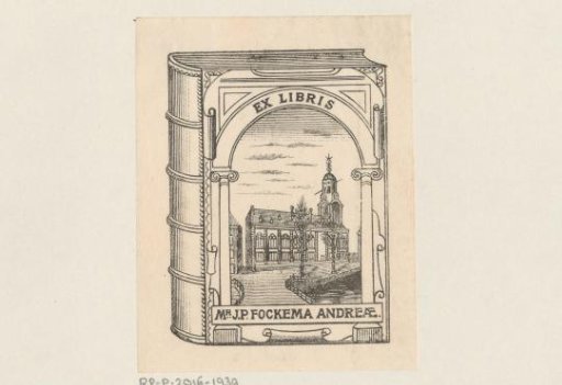 Ex libris of J.P. Fockema Andreae