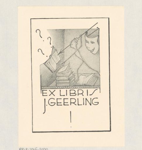 Ex libris of J. Geerling
