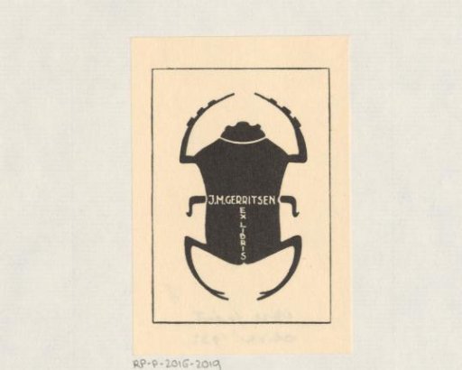 Ex Libris of J.M. Gerritsen