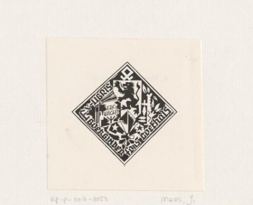 Ex libris of Fons Goethals