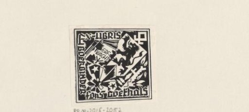 Ex libris of Fons Goethals