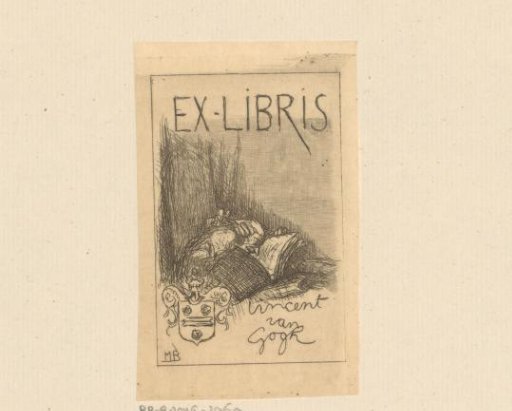 Ex libris of Vincent van Gogh