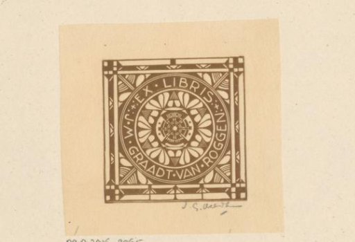 Ex libris of Johannes Mattheus Graadt van Roggen