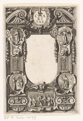Frame with Poverty, Chastity, Obedience and Abstinence