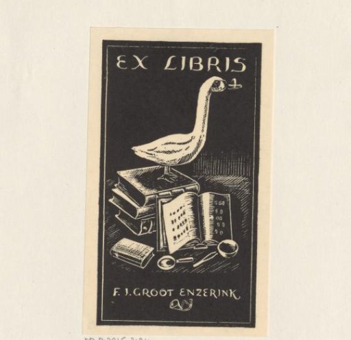 Ex libris of F.J. Groot Enzerink