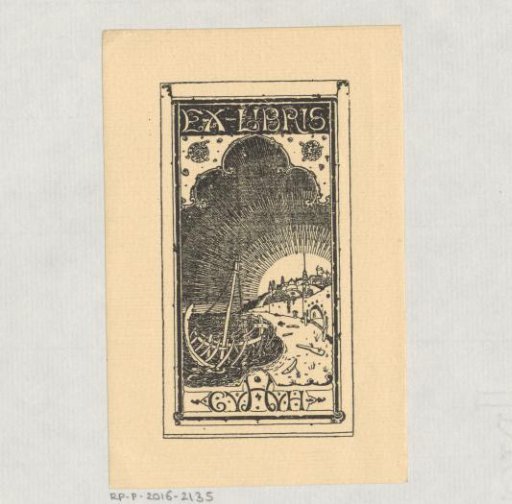 Ex libris of C.v.H.v.H.