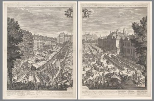 The Hague Fair with the Prince and Princess of Orange, 1686