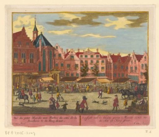 View of the Daily Green Market in The Hague