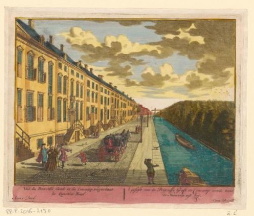 View of the Prinsessegracht in The Hague