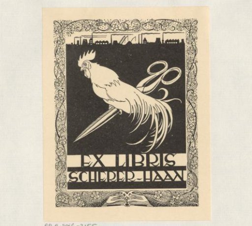 Ex libris of Scherer-Haan