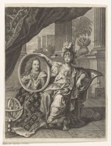 Minerva with the Portrait of Louis XV