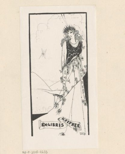 Ex libris of W. Hepner