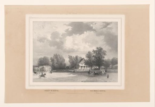 View of the Rijswijk Palace in Batavia