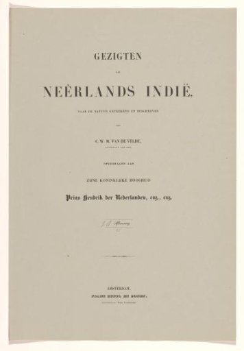 Cover with text sheets and prints on the Dutch East Indies: tenth installment