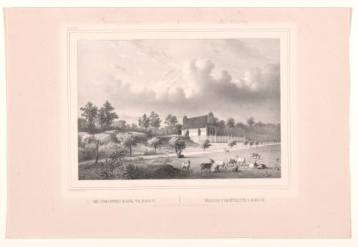 Landscape with a Christian church on Riauw