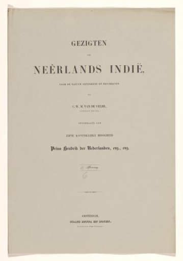 Cover with text pages and prints on the Dutch East Indies: eleventh issue