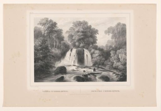 Waterfall at Tjiroek-Betong