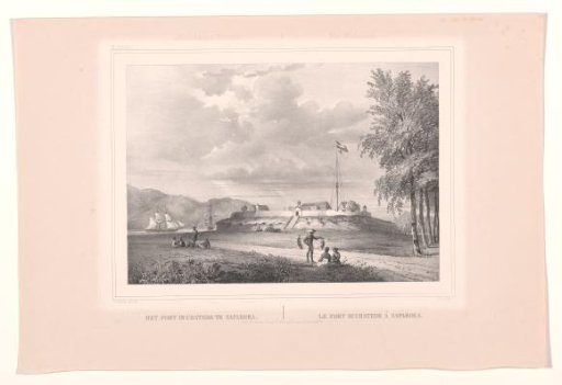 View of Fort Duurstede in Saparua